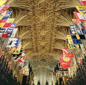 Le plafond de la chapelle Saint-Georges, Windsor - English School